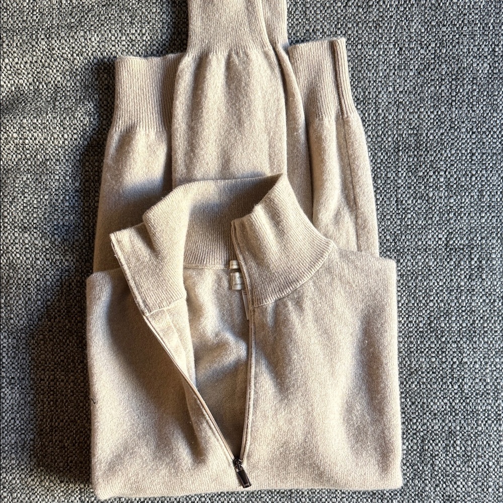 Massimo Alba 100% Cashmere Men’s Tan Sweater - Picture 4 of 5